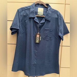 RSVLTS Women’s “Regatta” Seersucker - XL - NWT